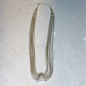 Silpada 925 sterling silver multi strand pendant necklace
